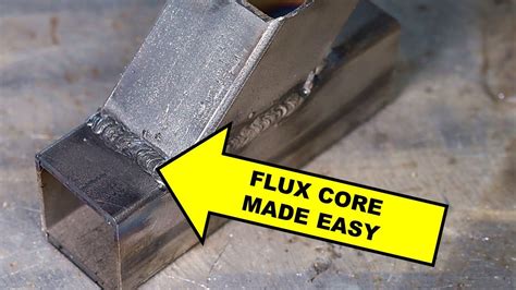 flux core welding how to